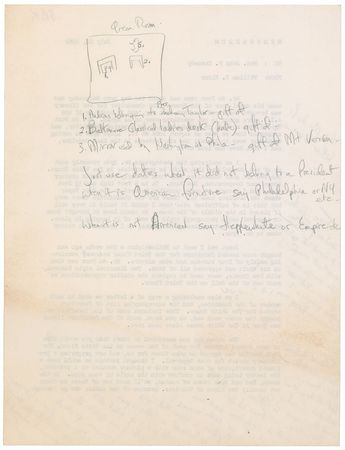 Lot #8005 Jacqueline Kennedy White House Restoration Archive - Image 12