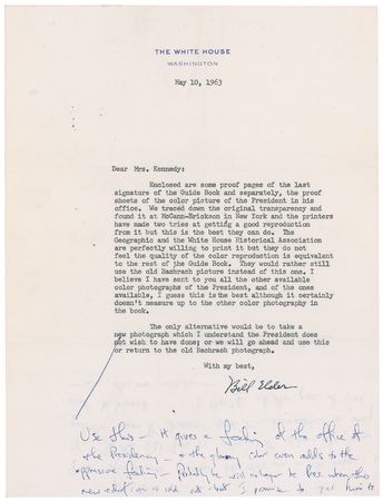 Lot #8005 Jacqueline Kennedy White House Restoration Archive - Image 18
