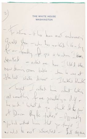 Lot #8005 Jacqueline Kennedy White House Restoration Archive - Image 26