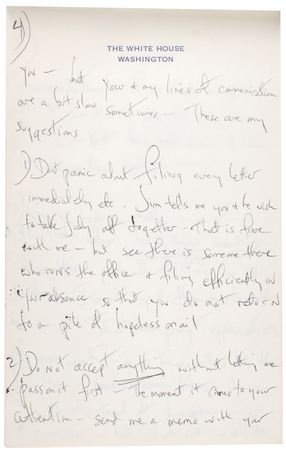 Lot #8005 Jacqueline Kennedy White House Restoration Archive - Image 28