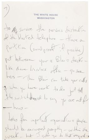 Lot #8005 Jacqueline Kennedy White House Restoration Archive - Image 31