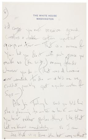 Lot #8005 Jacqueline Kennedy White House Restoration Archive - Image 32