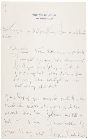 Lot #8005 Jacqueline Kennedy White House Restoration Archive - Image 33