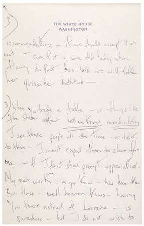 Lot #8005 Jacqueline Kennedy White House Restoration Archive - Image 29