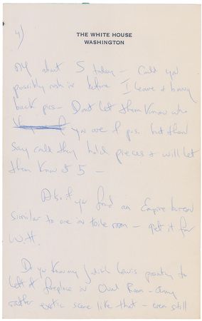 Lot #8005 Jacqueline Kennedy White House Restoration Archive - Image 5