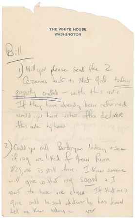 Lot #8005 Jacqueline Kennedy White House Restoration Archive - Image 8