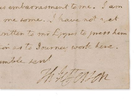 Lot #8019 Thomas Jefferson Autograph Letter Signed - Image 2