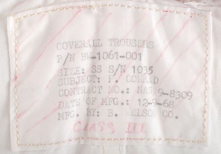 Lot #8063 Charles “Pete” Conrad Apollo 12 Training Suit - Image 5