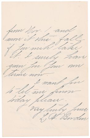 Lot #8090 Lizzie Borden Autograph Letter Signed - Image 2