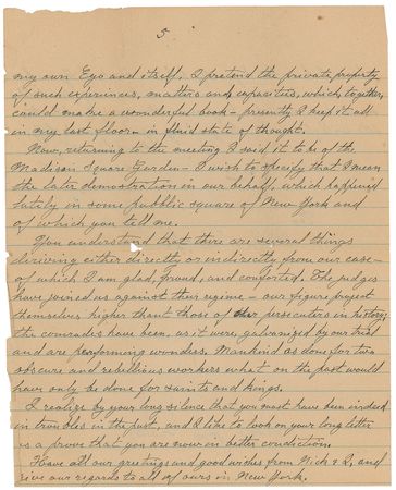 Lot #8092 Bartolomeo Vanzetti Autograph Letter Signed - Image 5