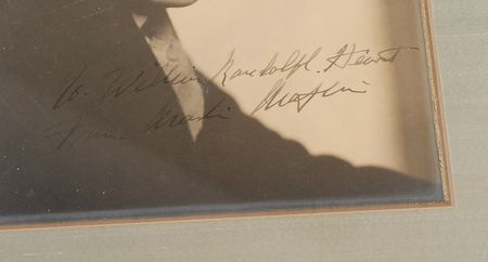Lot #8102 Charlie Chaplin Signed Photo Inscribed to William Randolph Hearst - Image 4