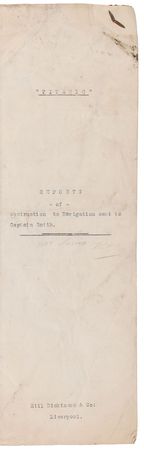 Lot #8057  Titanic Navigation Obstruction Report - Image 8