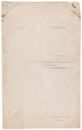 Lot #8057  Titanic Navigation Obstruction Report - Image 9
