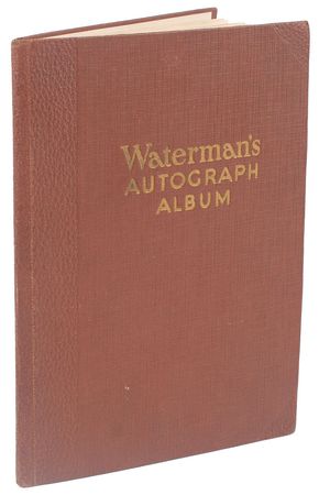 Lot #8103  Waterman Autograph Album - Image 5