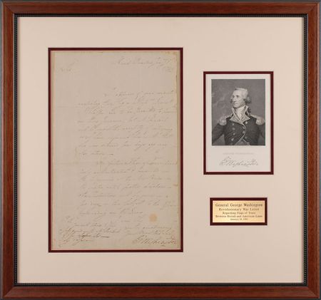 Lot #8017 George Washington Letter Signed - Image 1