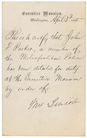 Lot #8028 Mary Todd Lincoln Autograph Letter Signed - Image 1