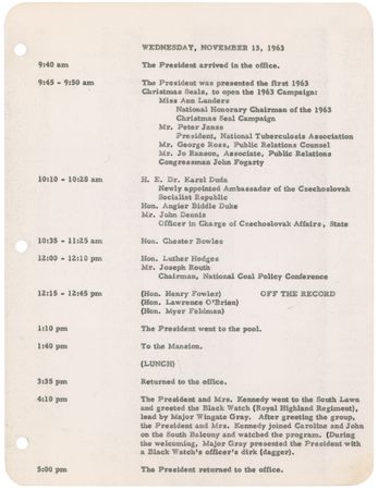 Lot #8009 Jacqueline Kennedy Handwritten Notes to JFK - Image 2