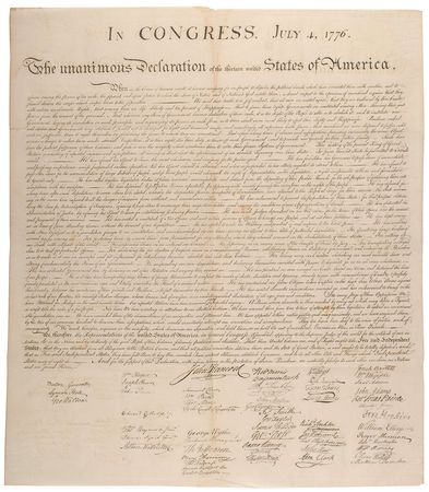 Lot #8014 Declaration of Independence Force Print - Image 1