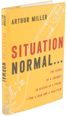 Lot #8085 Arthur Miller?s First Book Contract and Signed Copy of ?Situation Normal? - Image 2