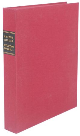 Lot #8085 Arthur Miller?s First Book Contract and Signed Copy of ?Situation Normal? - Image 3