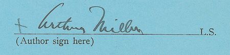 Lot #8085 Arthur Miller?s First Book Contract and Signed Copy of ?Situation Normal? - Image 7