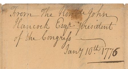 Lot #8015 John Hancock Autograph Letter Signed - Image 4