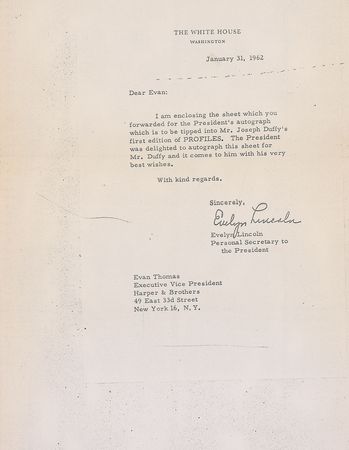 Lot #8008 John F. Kennedy Signed Profiles in Courage - Image 5