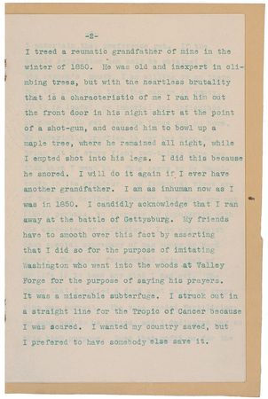 Lot #8042 Harry S. Truman Typed Speech With Autograph Note Signed - Image 3