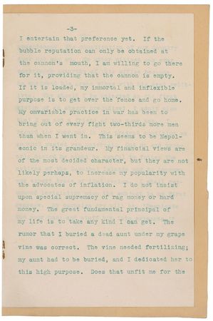 Lot #8042 Harry S. Truman Typed Speech With Autograph Note Signed - Image 4