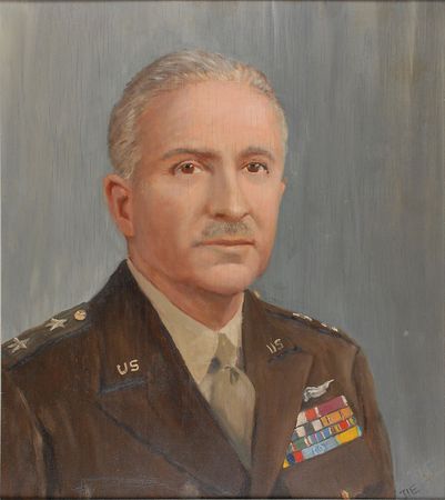 Lot #8046 Dwight D. Eisenhower Painting of General Wilton Persons - Image 2