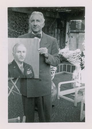 Lot #8046 Dwight D. Eisenhower Painting of General Wilton Persons - Image 4