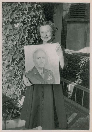 Lot #8046 Dwight D. Eisenhower Painting of General Wilton Persons - Image 7