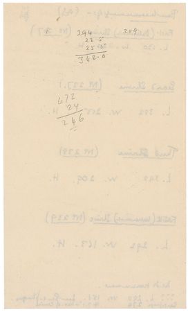 Lot #8069 Howard Carter Handwritten Dimensions - Image 2