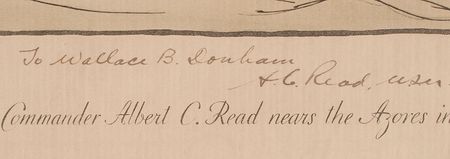 Lot #8054 Set of Five Signed Wright Aeronautical Lithographs - Image 10