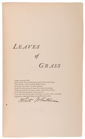 Lot #8078 Walt Whitman - Image 1