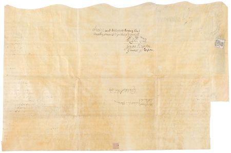 Lot #8065 Isaac Newton Signed Document - Image 3