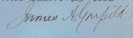 Lot #8037 James A. Garfield Signed Document - Image 2