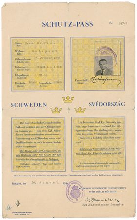 Lot #8048 Raoul Wallenberg Signed Document - Image 1