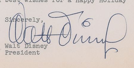 Lot #8104 Walt Disney Typed Letter Signed - Image 2