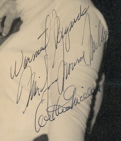 Lot #8109 Marilyn Monroe and Arthur Miller Signed Photograph - Image 2