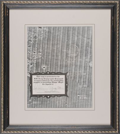 Lot #8060 Apollo 11 Signed Lunar Map - Image 3