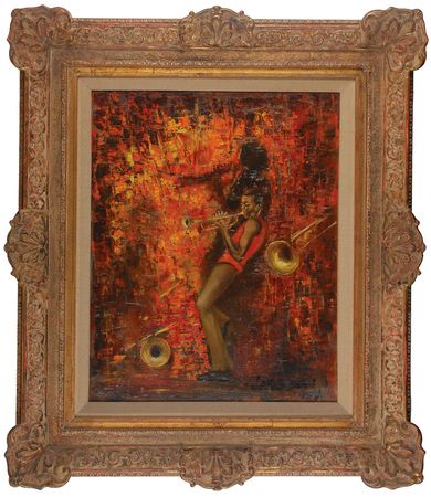 Lot #8108 James Dean Original Painting - Image 1