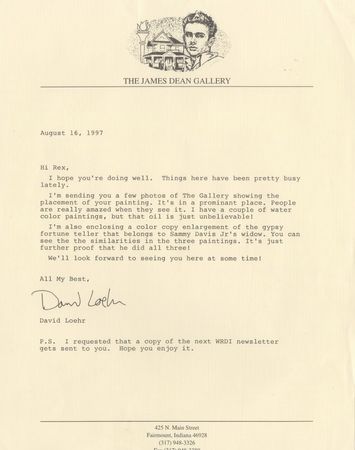 Lot #8108 James Dean Original Painting - Image 4