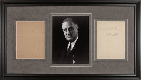Lot #59 Franklin D. Roosevelt: Remarkable 1931 speech notes addressing agriculture and government assistance for Depression-era New Yorkers, crucial to “help restore that close relationship with its people” - Image 1