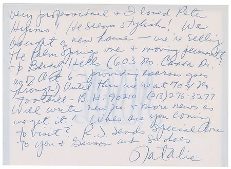 Lot #849 Natalie Wood - Image 3