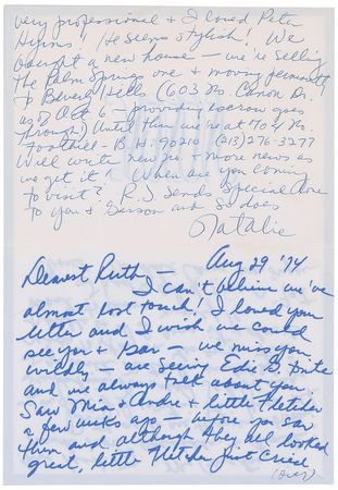 Lot #849 Natalie Wood - Image 4