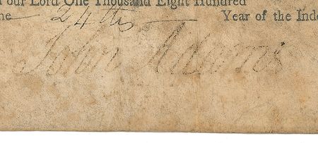 Lot #3 John Adams: Uncommon naval appointment by the second president - Image 2