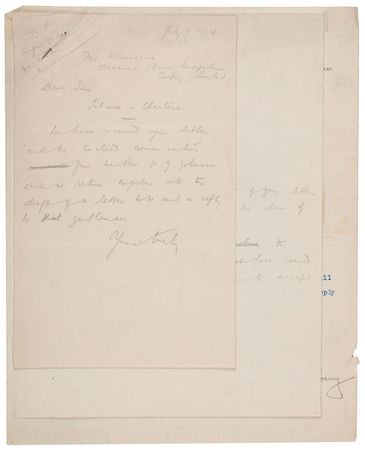 Lot #285 Titanic: David Charters: The White Star