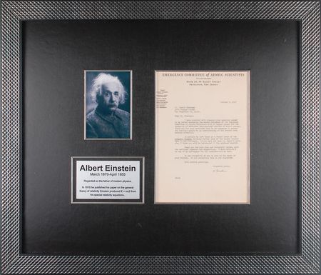 Lot #226 Albert Einstein: ?The necessity of effective international control of atomic energy? - Image 1