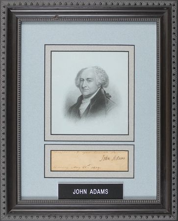 Lot #5 John Adams Signature
